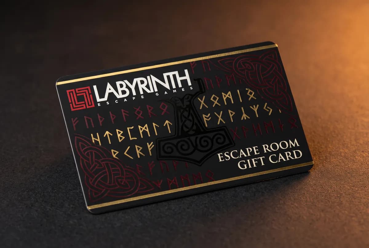 Ragnarok Norse mythology gift card design