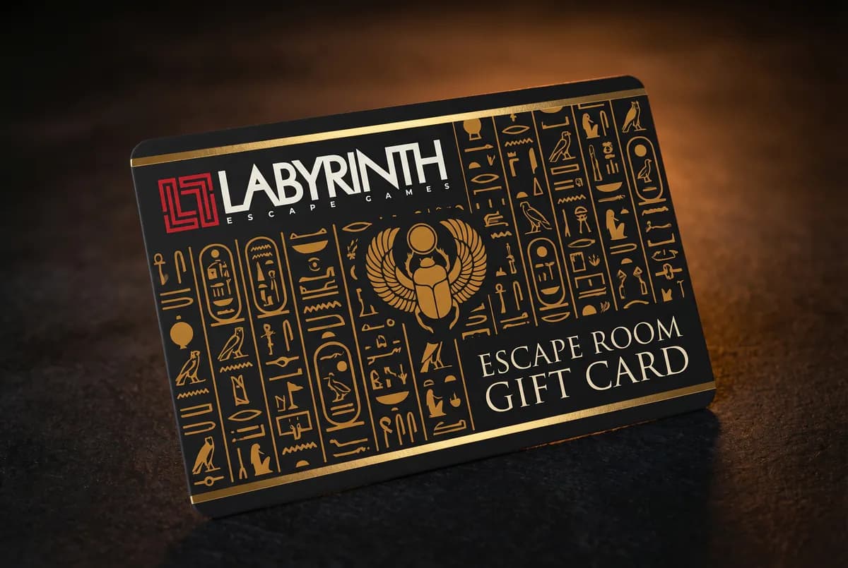 Tomb of the Pharaohs (Boise) gift card design