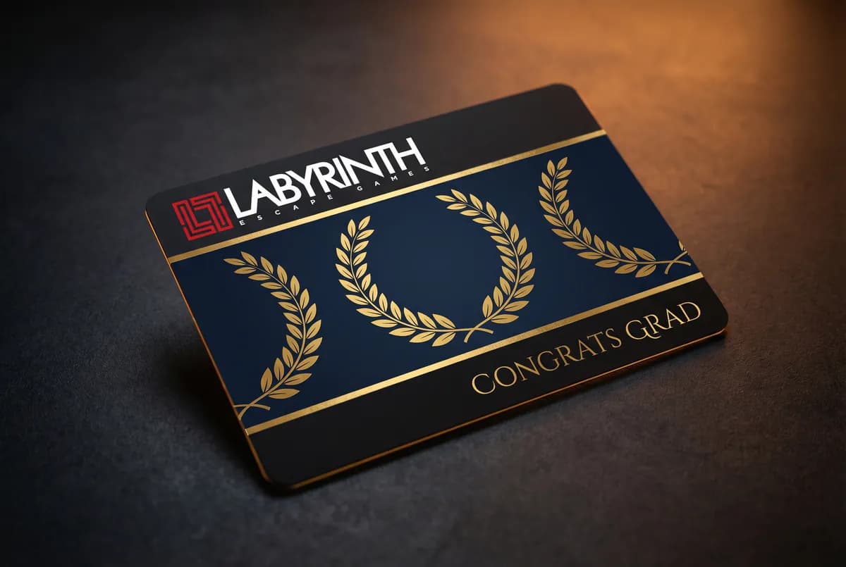Graduation gift card design