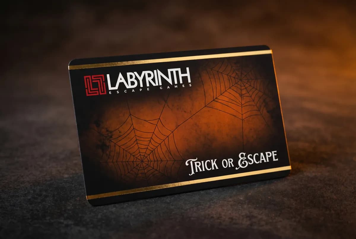 Halloween gift card design