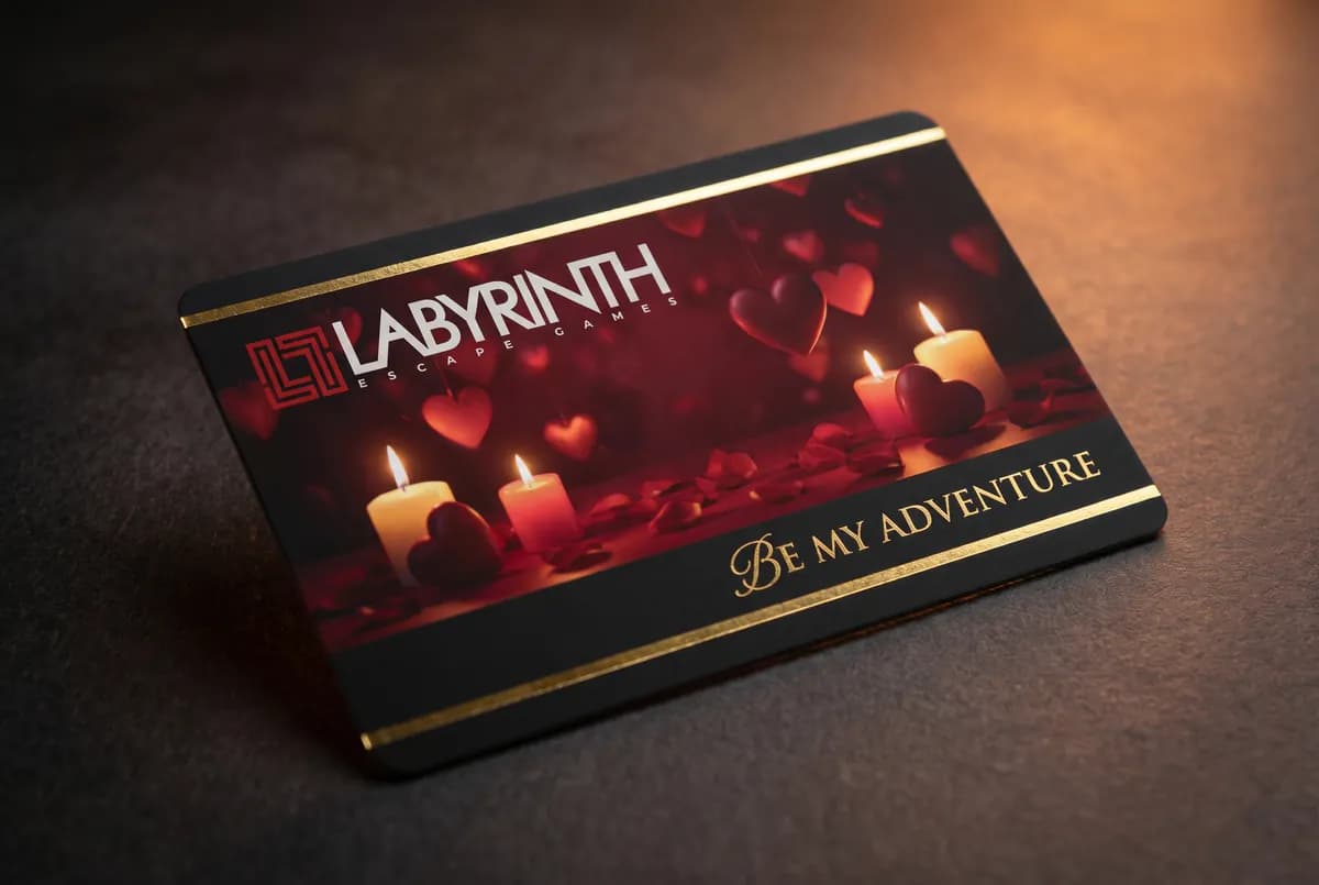 Valentine's Day gift card design
